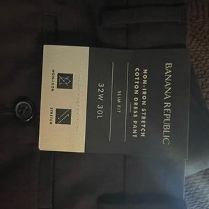 Banana Republic Non Iron Stretch Cotton Dress Pants (NEVER WORN)